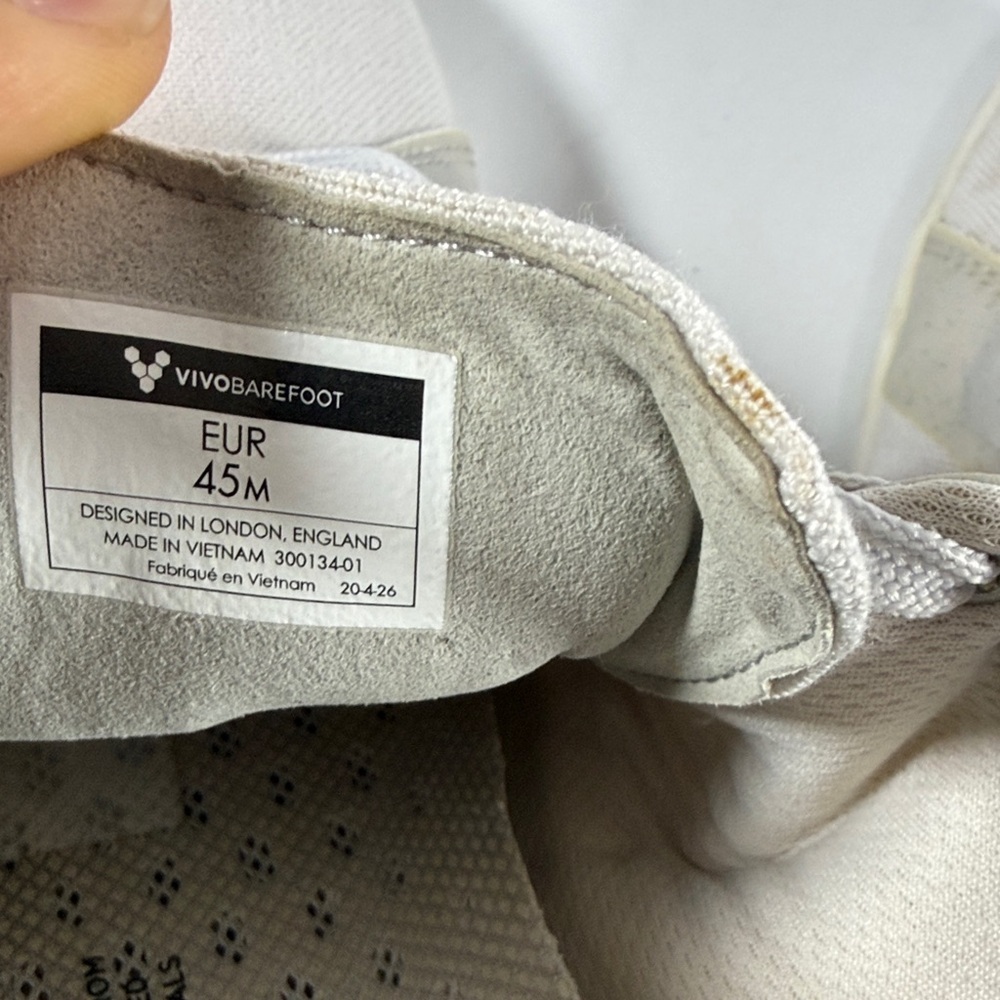 Vivo casual low-profile sneakers in light gray and white - Picture 8 of 9